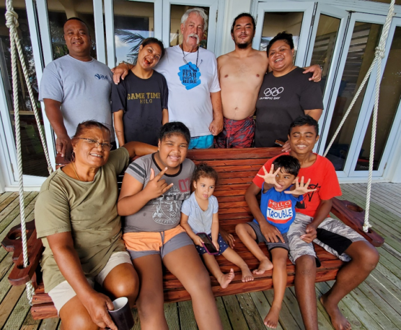 Three generations of the Acker family